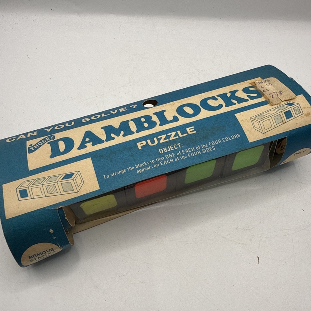 Vintage DAMBLOCKS Puzzle RARE